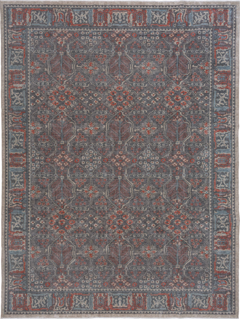 Vintage Machine Area Rug (9' x 12')